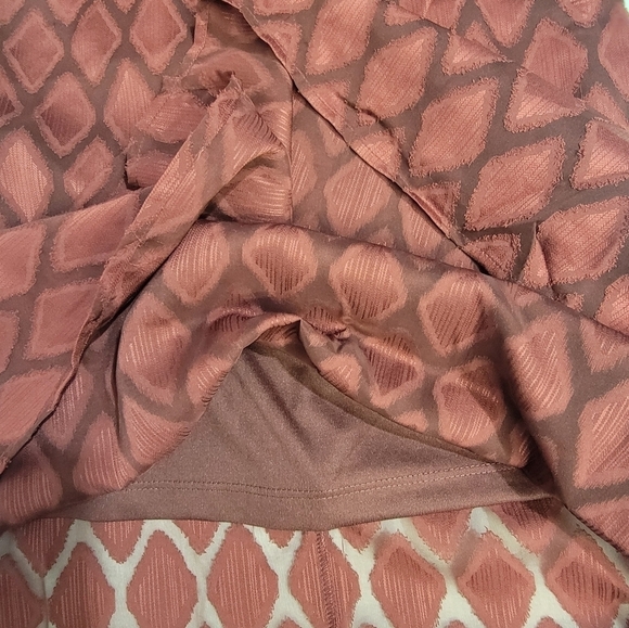 Band Of The Free Band of Gypsies Lila Merlot Midi Dress Size Small Lace  UpFront - Picture 3 of 15